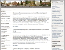 Tablet Screenshot of maunula.net